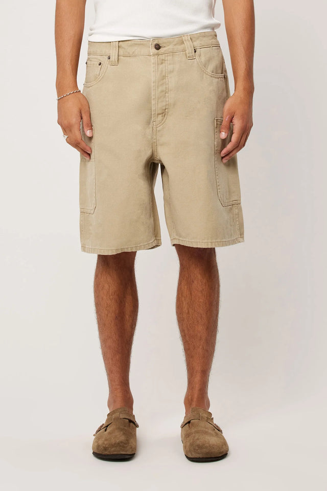 ROLLAS - Ezy Electric Canvas Short - Sand-Shorts-Rolla's-30-UPTOWN LOCAL