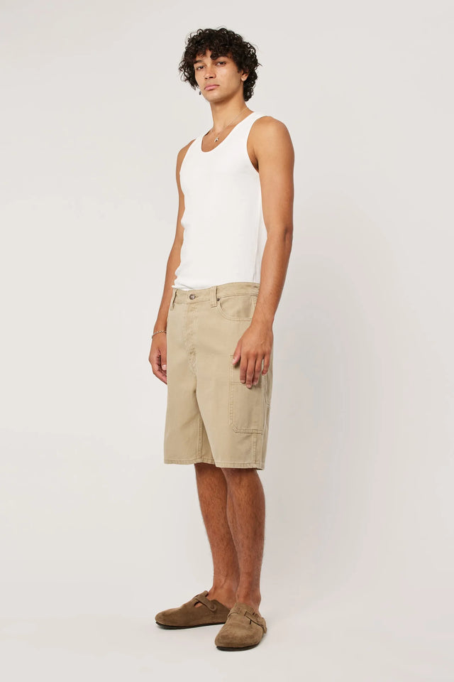 ROLLAS - Ezy Electric Canvas Short - Sand-Shorts-Rolla's-30-UPTOWN LOCAL
