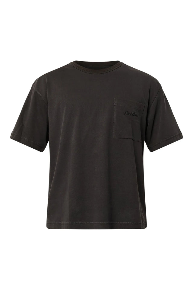 ROLLAS - Ezy Rollas Tee - Washed Black-T-Shirts-Rolla's-S-UPTOWN LOCAL