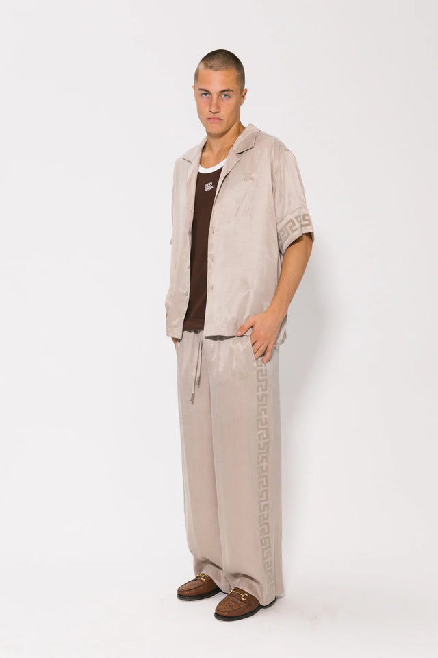 SOMETHING VERY SPECIAL - Panel Geo Vacay Pant - Stone-Pants-Something Very Special-S-UPTOWN LOCAL