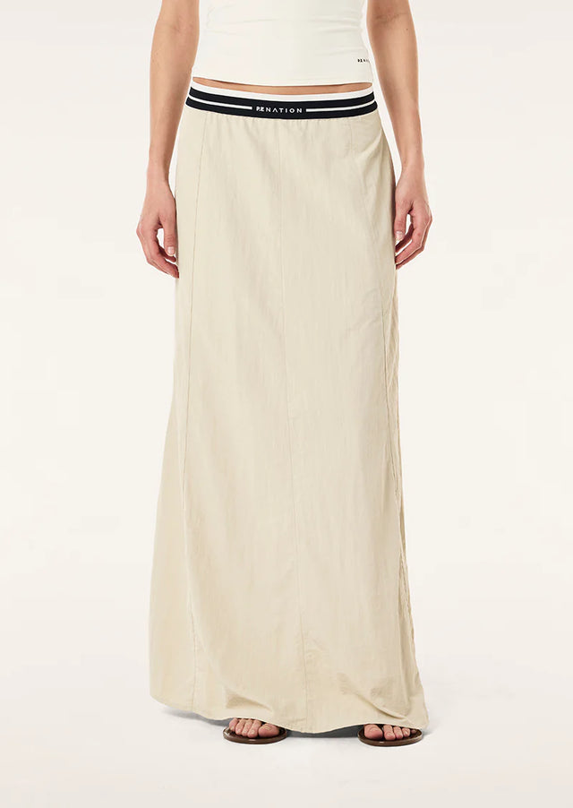 PE NATION - Avant Skirt - Oatmeal-Skirts-PE Nation-XS-UPTOWN LOCAL