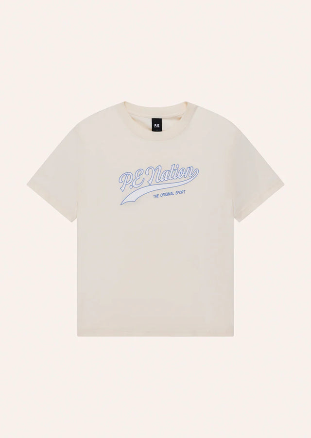 PE NATION - Formation Tee - Whisper White-T-Shirts-PE Nation-XS-UPTOWN LOCAL