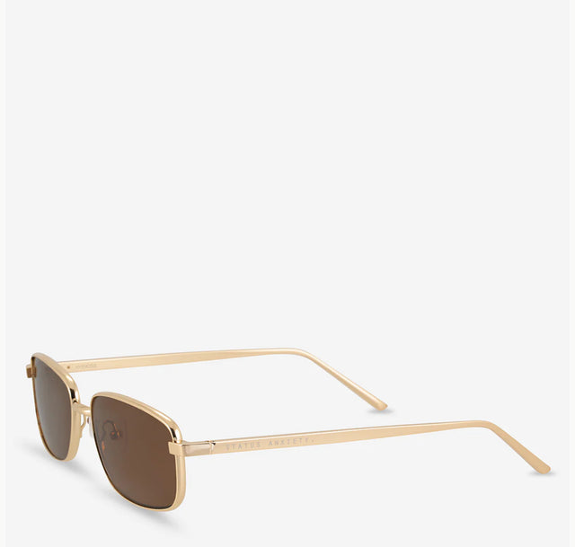 STATUS ANXIETY - Hypnosis Sunglasses - Gold-Sunglasses-Status Anxiety-UPTOWN LOCAL