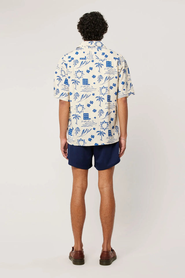 ROLLAS - Breakwater Bowler Shirt - Natural-Shirts-Rolla's-S-UPTOWN LOCAL