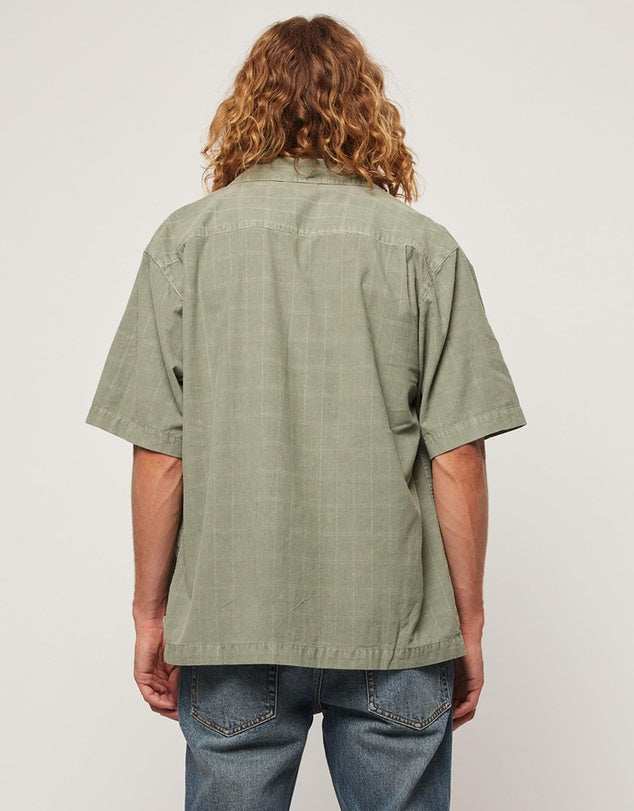 ROLLAS - Tile Cord Bowler - Moss-Shirts-Rolla's-S-UPTOWN LOCAL