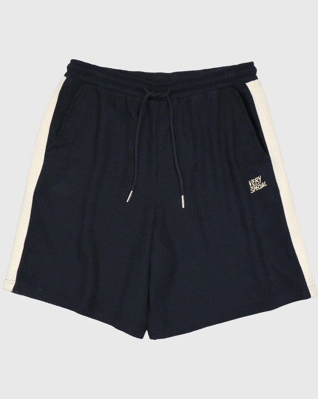 SOMETHING VERY SPECIAL - Black Knitted Relaxed Short-Shorts-Something Very Special-S-UPTOWN LOCAL