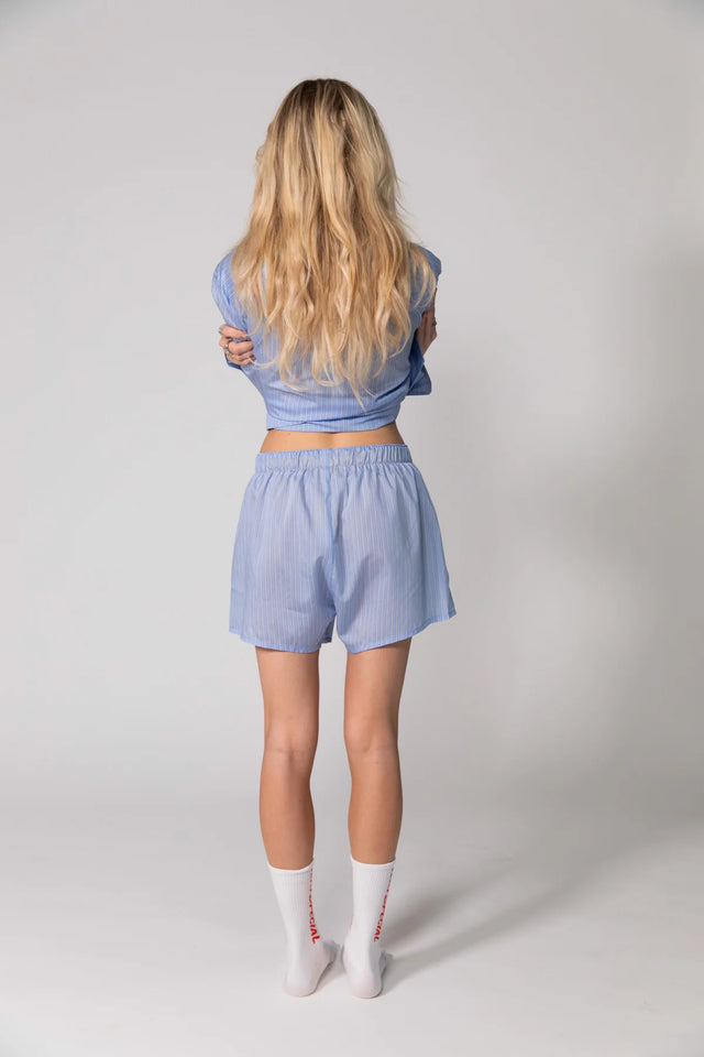 SOMETHING VERY SPECIAL - Blue Stripe Boxer Shorts-Boxer-Something Very Special-S-UPTOWN LOCAL