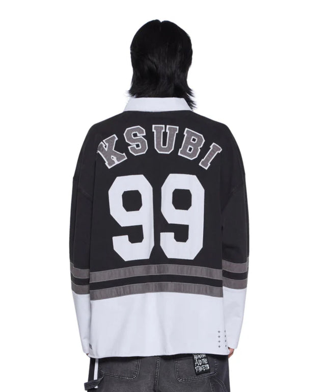 KSUBI - Duke Rugby LS Jersey - Black-Shirts-Ksubi-S-UPTOWN LOCAL