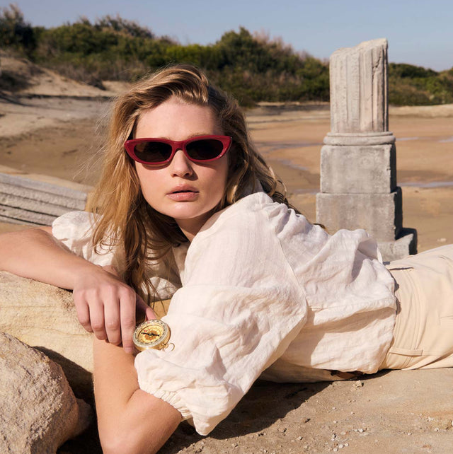 STATUS ANXIETY - Sidelines - Cherry-Sunglasses-Status Anxiety-UPTOWN LOCAL