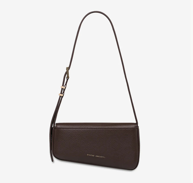 STATUS ANXIETY - Overnight Obsession - Cocoa / Brushed Gold-Bags-Status Anxiety-UPTOWN LOCAL