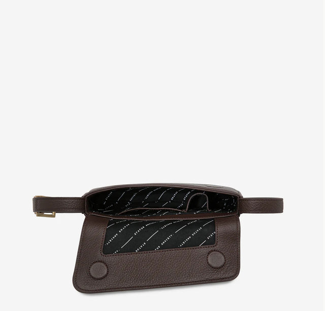 STATUS ANXIETY - Overnight Obsession - Cocoa / Brushed Gold-Bags-Status Anxiety-UPTOWN LOCAL