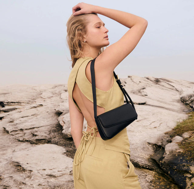 STATUS ANXIETY - Overnight Obsession - Black / Brushed Gold-Bags-Status Anxiety-UPTOWN LOCAL