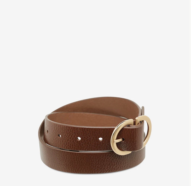 STATUS ANXIETY - In Reverse - Tan / Gold-Belts-Status Anxiety-S/M-UPTOWN LOCAL