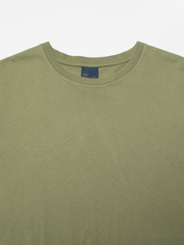 NUDIE JEANS - Uno Everyday T-shirt - Green