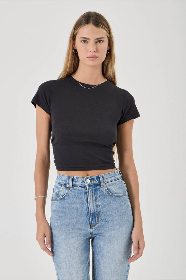 ROLLAS - Loulou Straight Jean - Lennon Blue-Denim-Rolla's-24-UPTOWN LOCAL