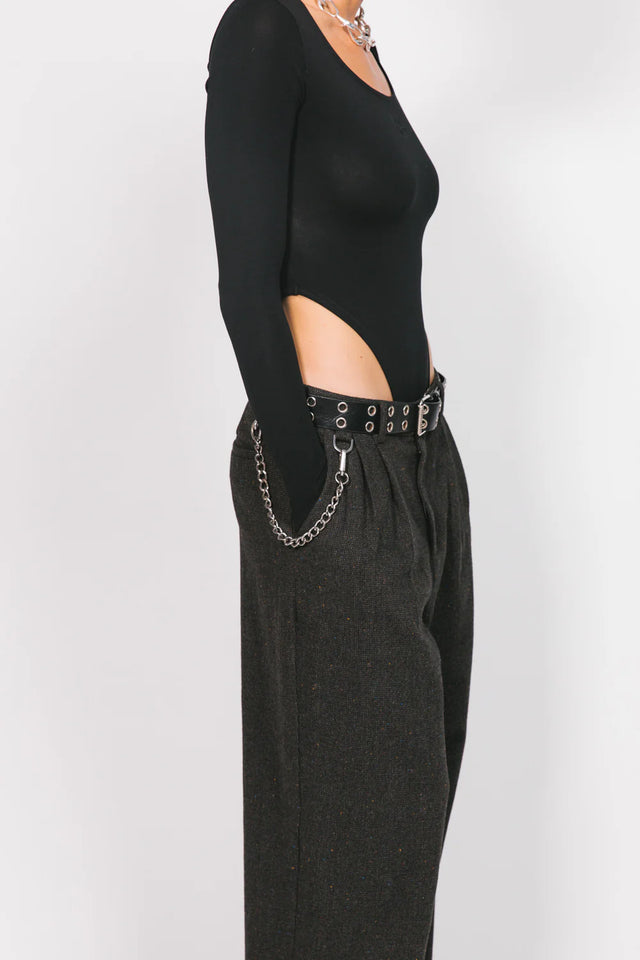 SOMETHING VERY SPECIAL - Trinity Cut-Out Body Suit - Black-Bodysuit-Something Very Special-XS-UPTOWN LOCAL