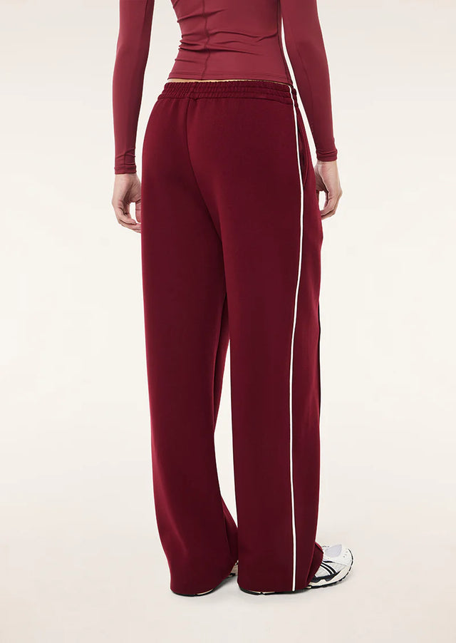 PE NATION - Triumph Pant - Cabernet-Track Pants-PE Nation-6/XS-UPTOWN LOCAL