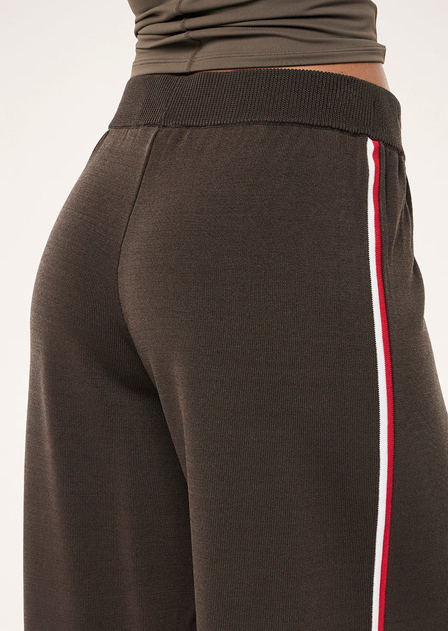PE NATION - Retreat Knit Pant - Major Brown-Knitwear-PE Nation-6/XS-UPTOWN LOCAL