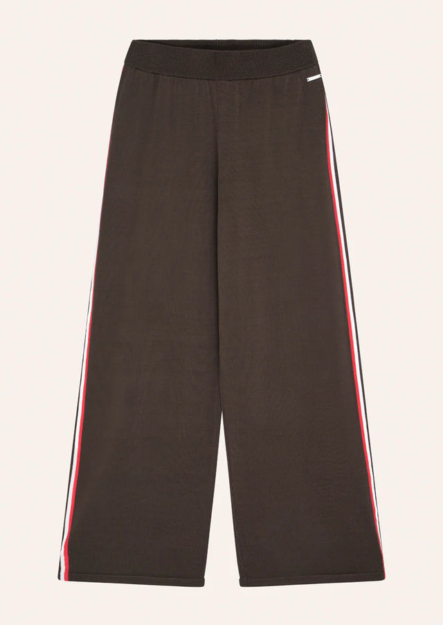 PE NATION - Retreat Knit Pant - Major Brown-Knitwear-PE Nation-6/XS-UPTOWN LOCAL