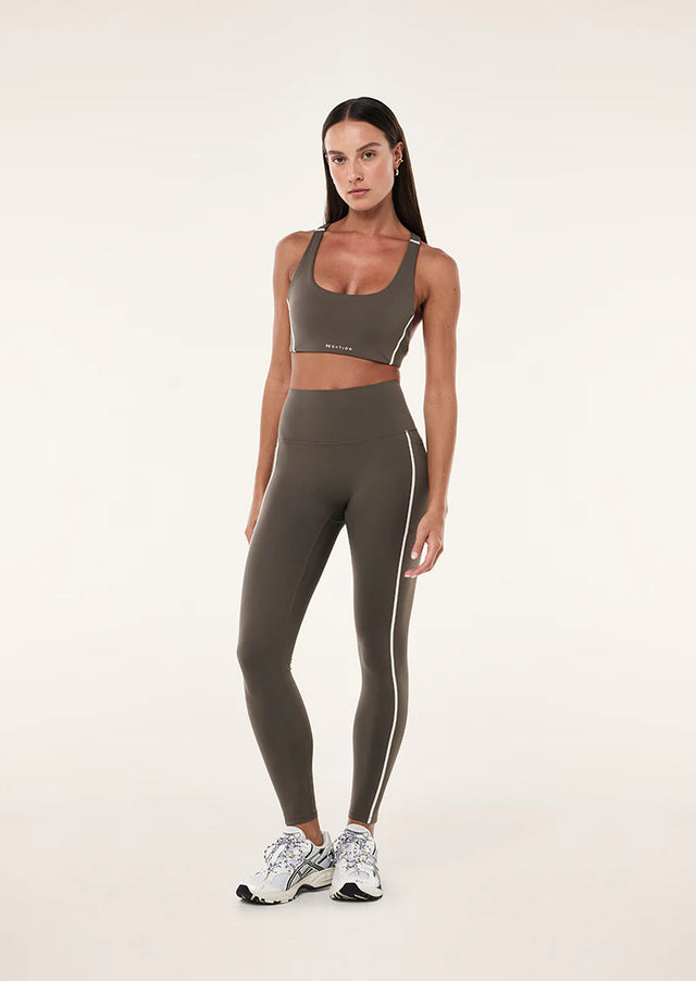 PE NATION - Dynamic Full Length Legging - Major Brown-Activewear-PE Nation-6/XS-UPTOWN LOCAL