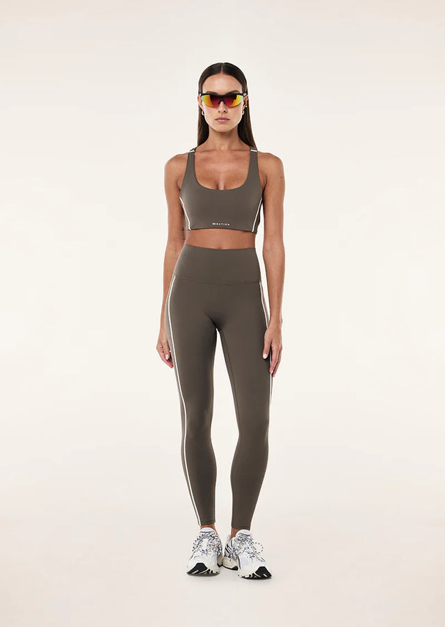 PE NATION - Dynamic Full Length Legging - Major Brown-Activewear-PE Nation-6/XS-UPTOWN LOCAL