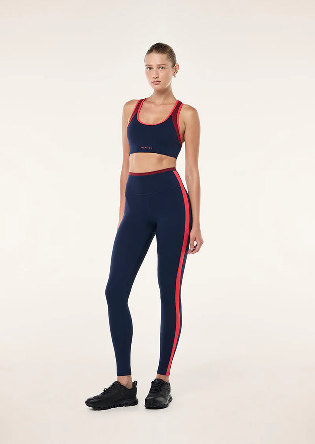 PE NATION - Covex Full Length Legging - Dark Navy-Activewear-PE Nation-6/XS-UPTOWN LOCAL