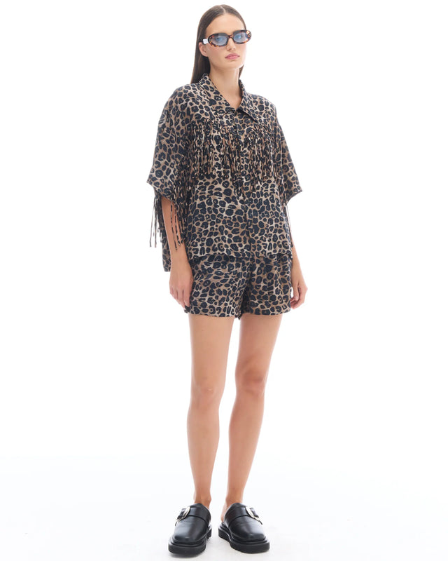 THE TALES - Ibiza Animal Fringe Shirt-Shirts-The Tales-XS-UPTOWN LOCAL