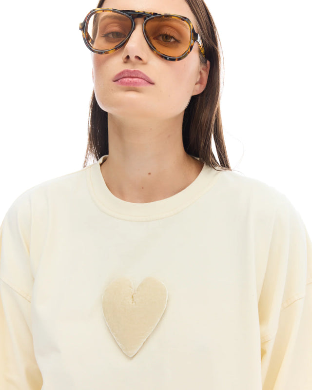 THE TALES - We Love Velvet Heart Long Sleeve Tee-T-Shirts-The Tales-XS-UPTOWN LOCAL