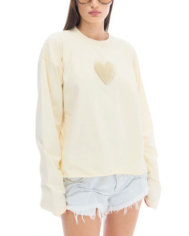 THE TALES - We Love Velvet Heart Long Sleeve Tee-T-Shirts-The Tales-XS-UPTOWN LOCAL
