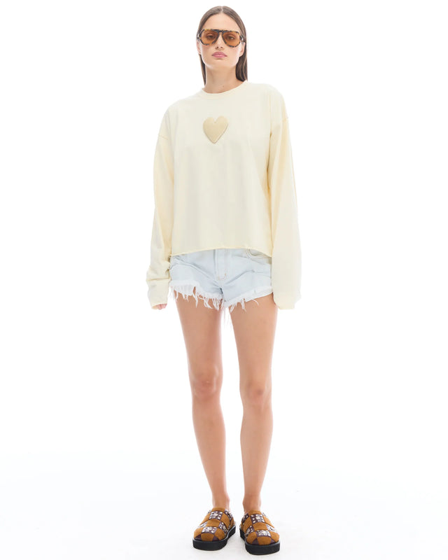 THE TALES - We Love Velvet Heart Long Sleeve Tee-T-Shirts-The Tales-XS-UPTOWN LOCAL