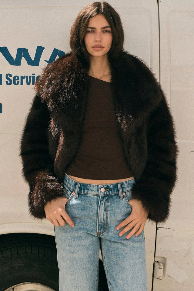 ROLLAS - Mila Jacket - Espresso-Jackets-Rolla's-6/XS-UPTOWN LOCAL