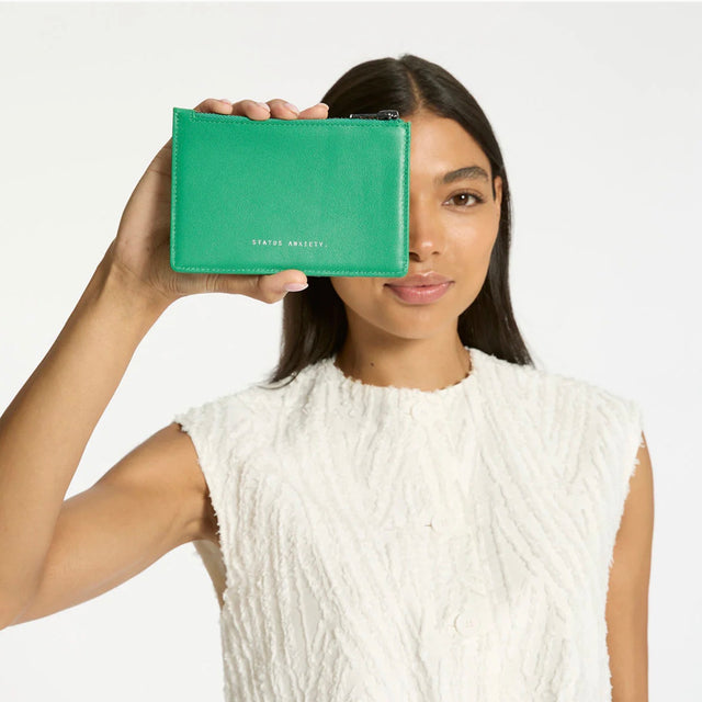STATUS ANXIETY - Gone Again - Emerald Nappa-Wallets-Status Anxiety-UPTOWN LOCAL