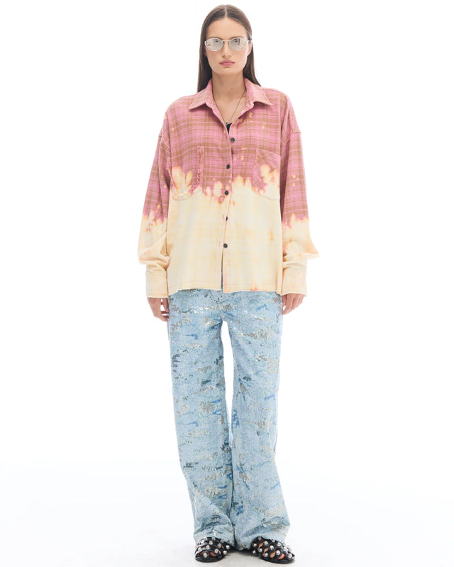 THE TALES - Acid Trip Flannel Shirt-Tops-The Tales-XS-UPTOWN LOCAL