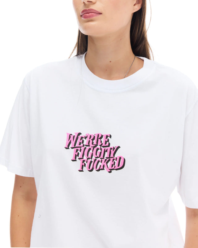 THE TALES - Were Figgity Fucked Tee - White