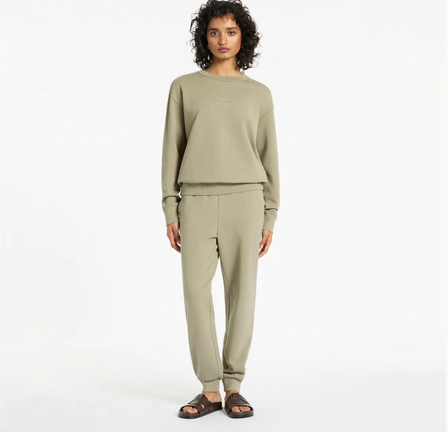 STATUS ANXIETY - Could Be Nice Sweater - Washed Sage-Sweaters-Status Anxiety-S-UPTOWN LOCAL
