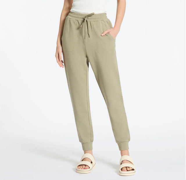 STATUS ANXIETY - As You Wake Track Pant - Washed Sage-Track Pants-Status Anxiety-S-UPTOWN LOCAL