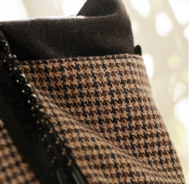 MR SIMPLE - Jasper Tote Large - Houndstooth-Bags-Mr. Simple-UPTOWN LOCAL