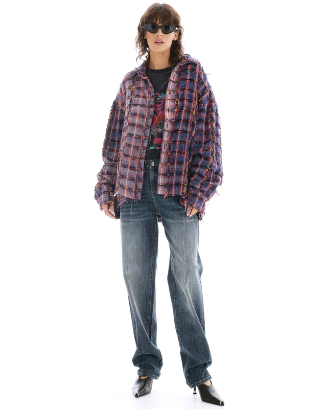 THE TALES - Check Flannel Bonded Jacket