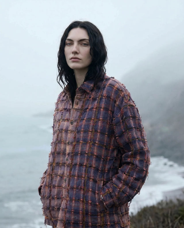 THE TALES - Check Flannel Bonded Jacket