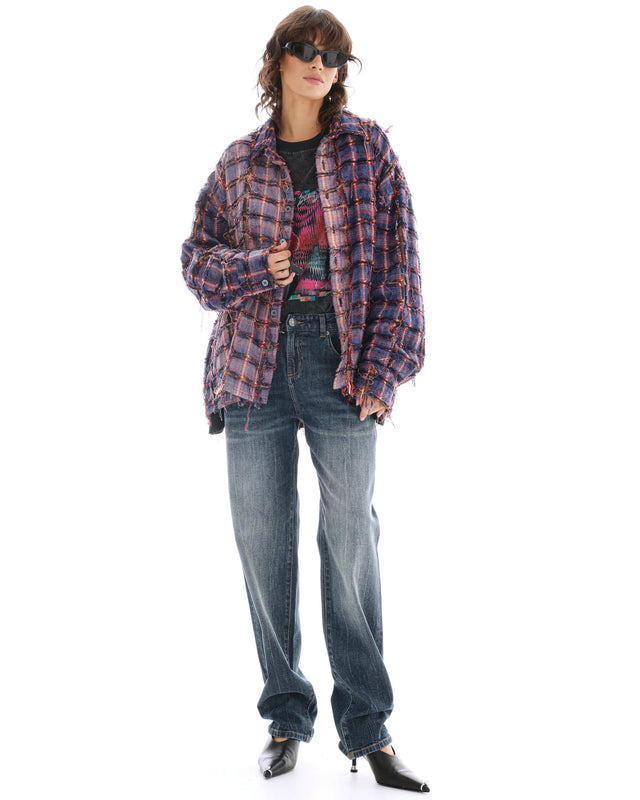 THE TALES - Check Flannel Bonded Jacket