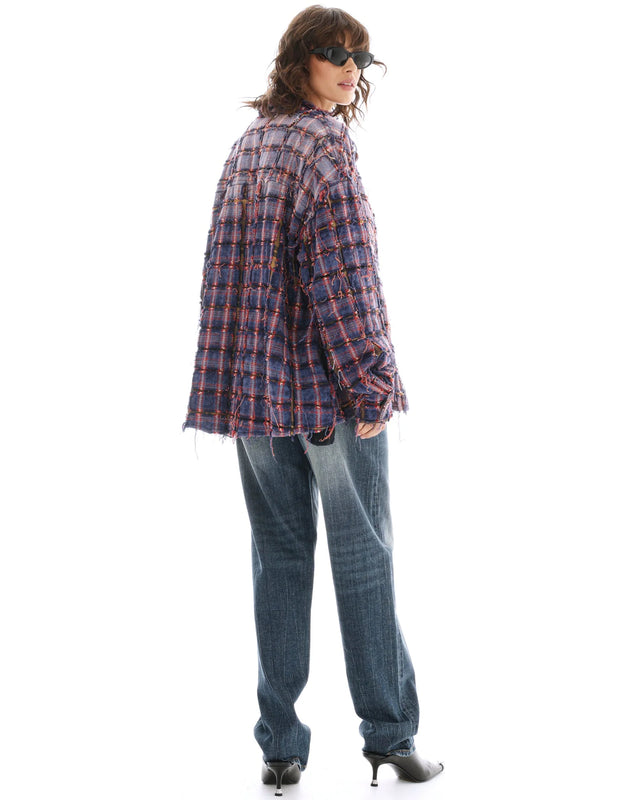 THE TALES - Check Flannel Bonded Jacket