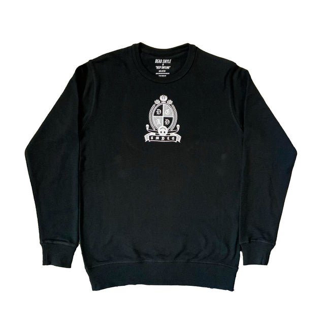 Smyle School Crew - Black-Jumpers-Dead Smyle-XS-UPTOWN LOCAL