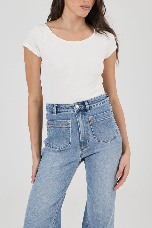 ROLLAS - Sailor Jean Cleo - Surrender-Denim-Rolla's-24-UPTOWN LOCAL