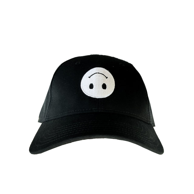 Organic Smyle Dad Hat - Black/White-Dead Smyle-UPTOWN LOCAL