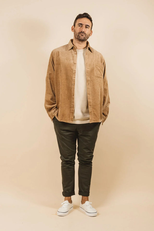 Boston Heavy Cord Shirt - Hazel-Shirts-Kore Studios-S-UPTOWN LOCAL