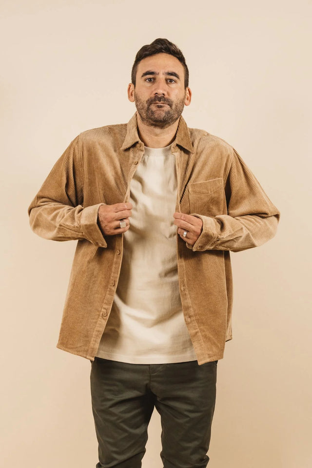 Boston Heavy Cord Shirt - Hazel-Shirts-Kore Studios-S-UPTOWN LOCAL