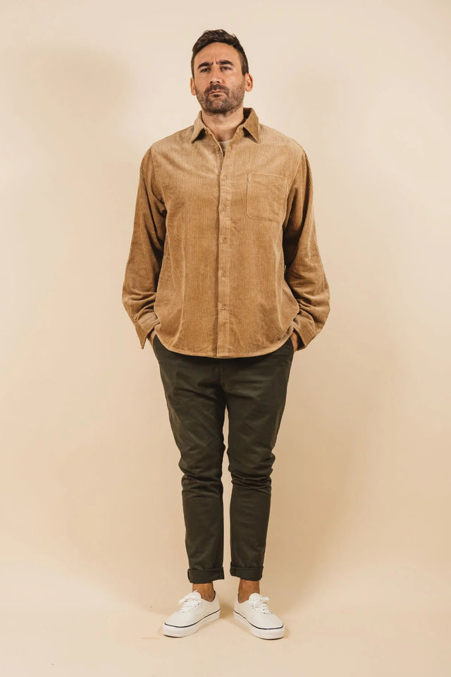 Boston Heavy Cord Shirt - Hazel-Shirts-Kore Studios-S-UPTOWN LOCAL