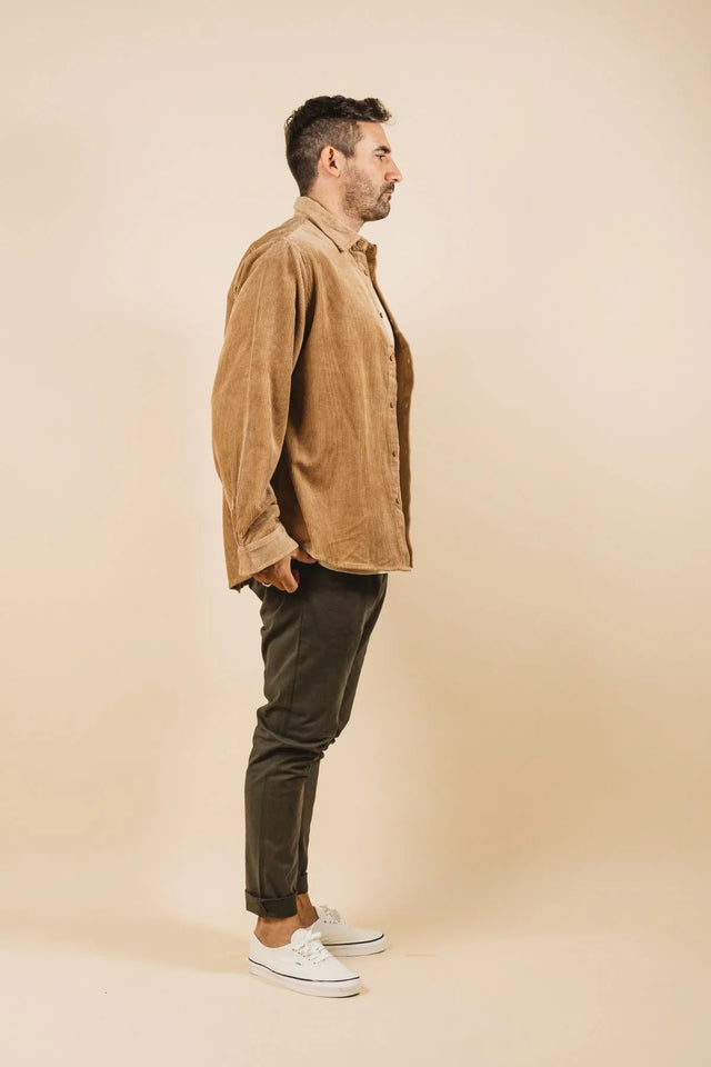 Boston Heavy Cord Shirt - Hazel-Shirts-Kore Studios-S-UPTOWN LOCAL