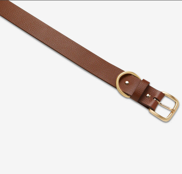 Disarm Belt - Tan/Gold-Belts-Status Anxiety-S/M-UPTOWN LOCAL