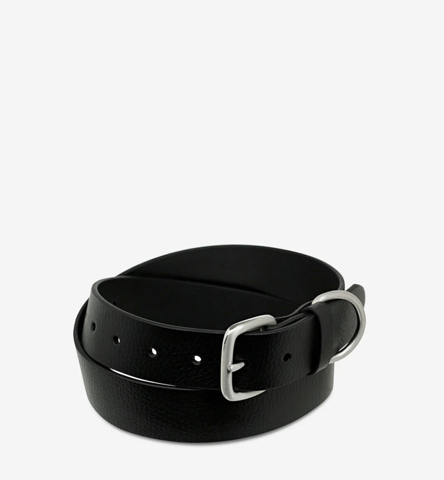 Disarm Belt - Black/Silver-Belts-Status Anxiety-S/M-UPTOWN LOCAL